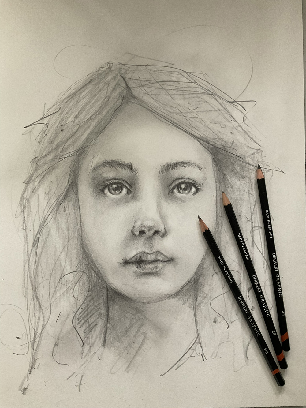 Scribble Drawings with Derwent Pencils