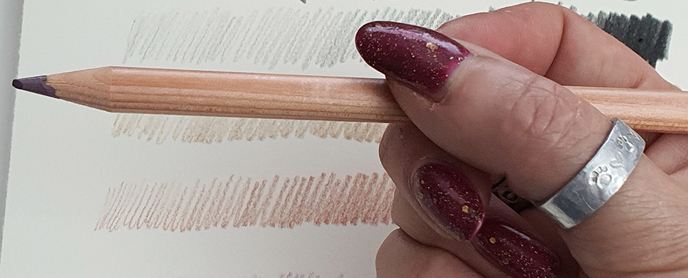 image of how to adjust your pencil grip to reduce pressure