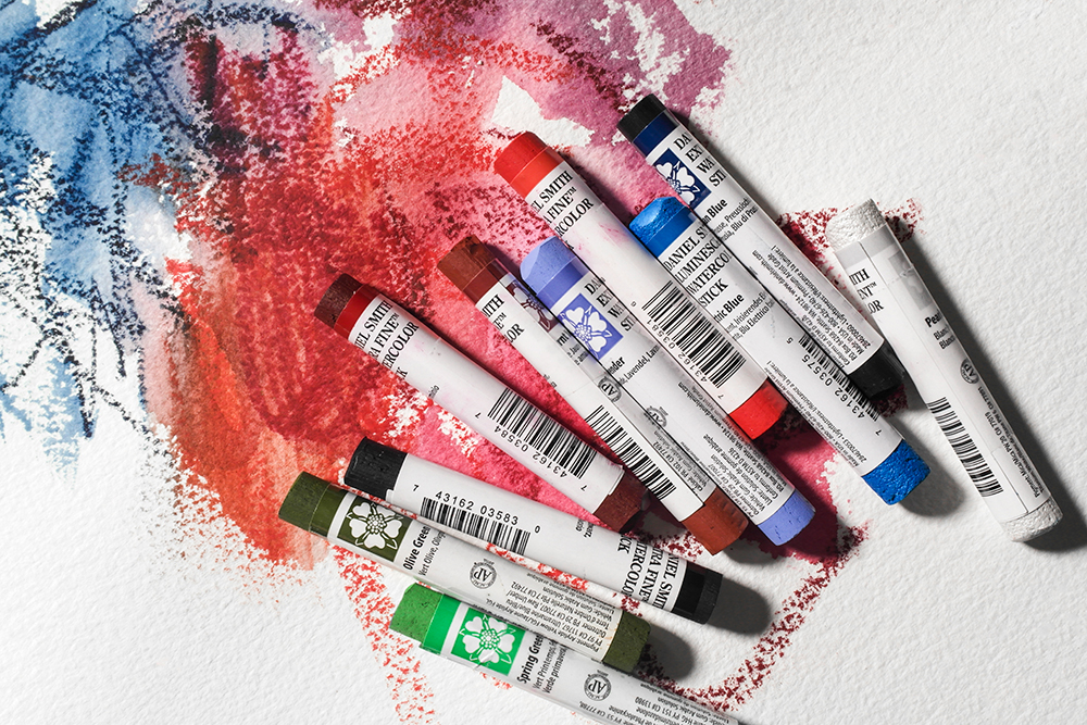 A Pan in Your Hand: Testing out 11 NEW Colours in the Daniel Smith Extra Fine Watercolour Stick Range