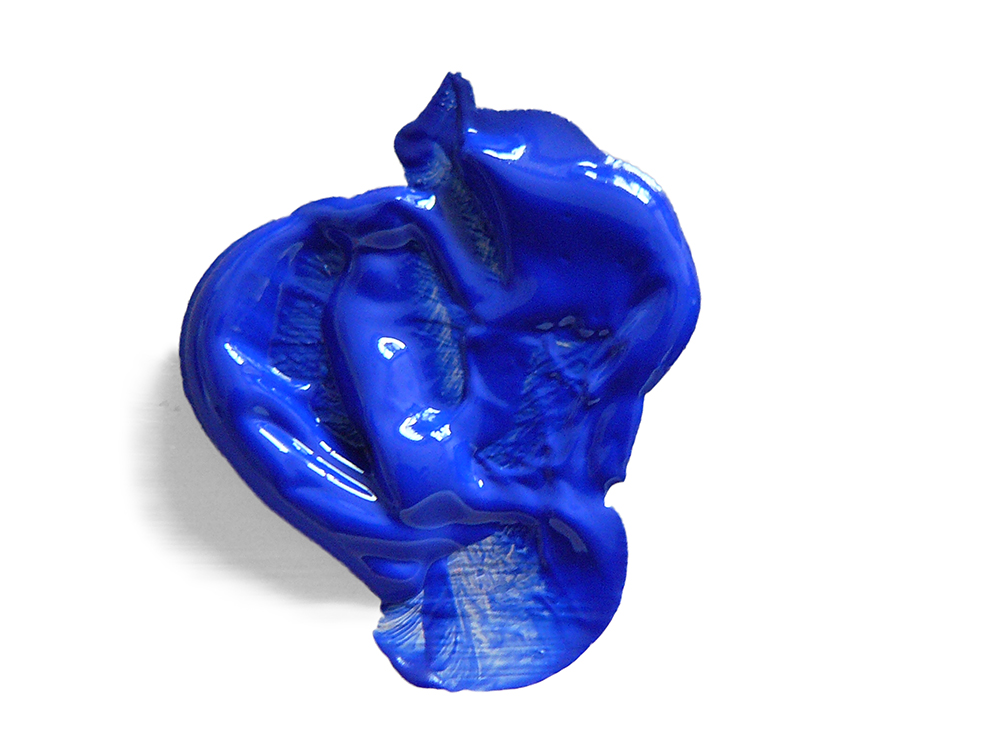 Image of dallop of Cobalt Blue Rosa Acrylic paint