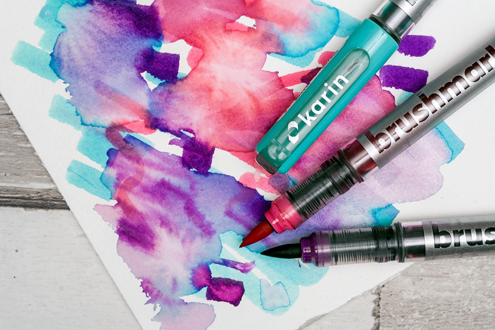 Unleash Your Creativity: 10 Inspiring Video Demonstrations of Watercolour Effects with Karin Brush Marker Pro Pens