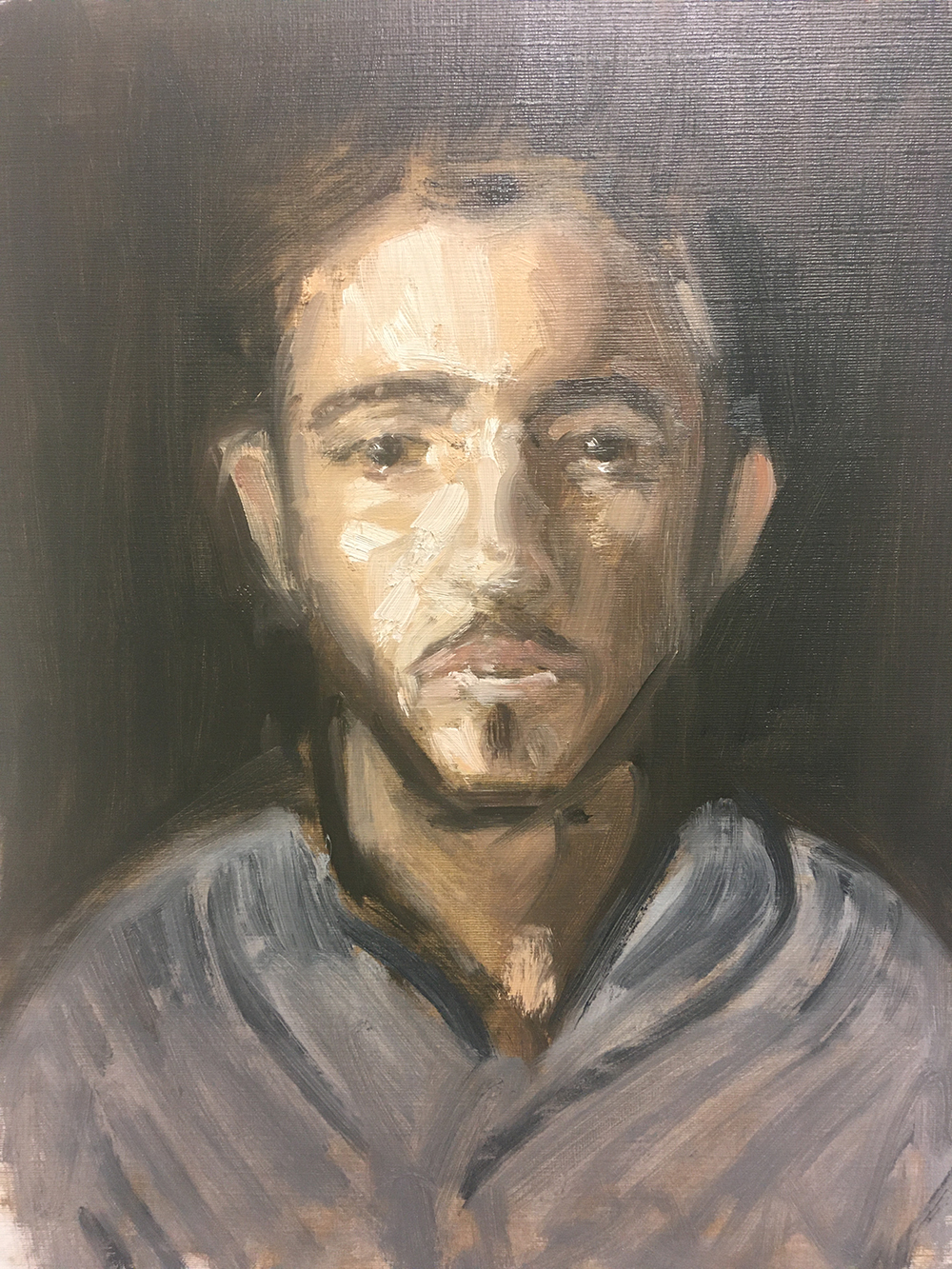 Loosely Painting an Oil Portrait Using a Limited Palette