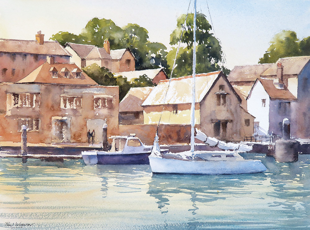 Bright Morning, Weymouth Harbour  – Watercolour Tutorial