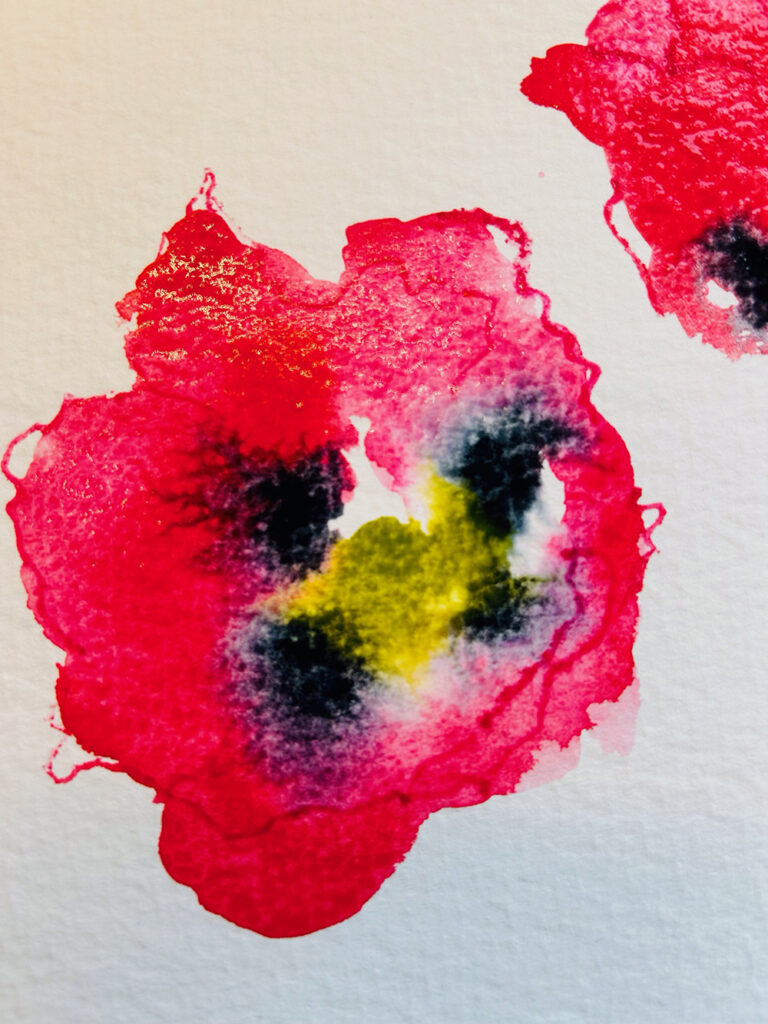 Joe Parsons - Bright & Colourful Poppy Watercolour Tutorial - Step 3