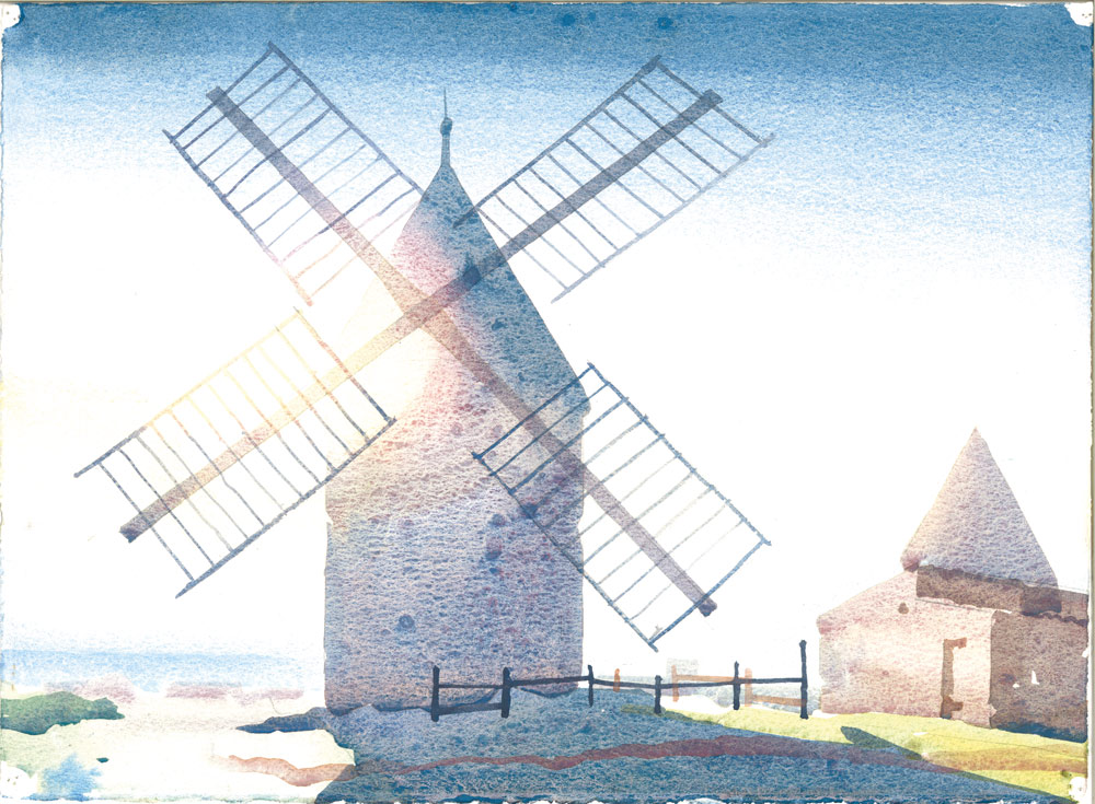 Painting Atmospheric Buildings In Watercolour