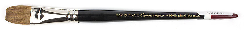 Pro Arte Connoisseur Flat Mixed Hair Watercolour Brush