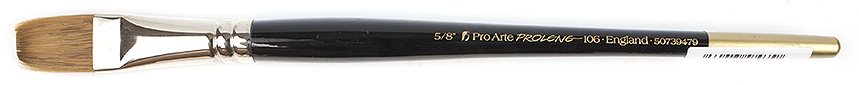 Prolene Series 106 Flat One Stroke Synthetic Watercolour Brush