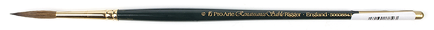 Pro Arte Renaissance Rigger Sable Watercolour Brush