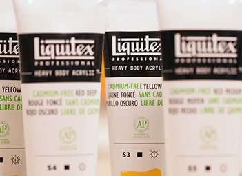 Liquitex Cadmium-Free Acrylic Range Shot