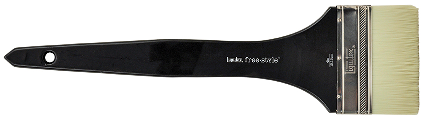 Liquitex Freestyle Large Scale Broad Flat Long Handle Acrylic Brush