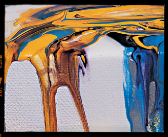 Liquitex pouring medium example