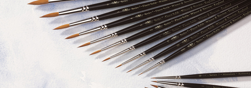 Introducing the Series 7 Kolinsky Sable Watercolour Brush Range