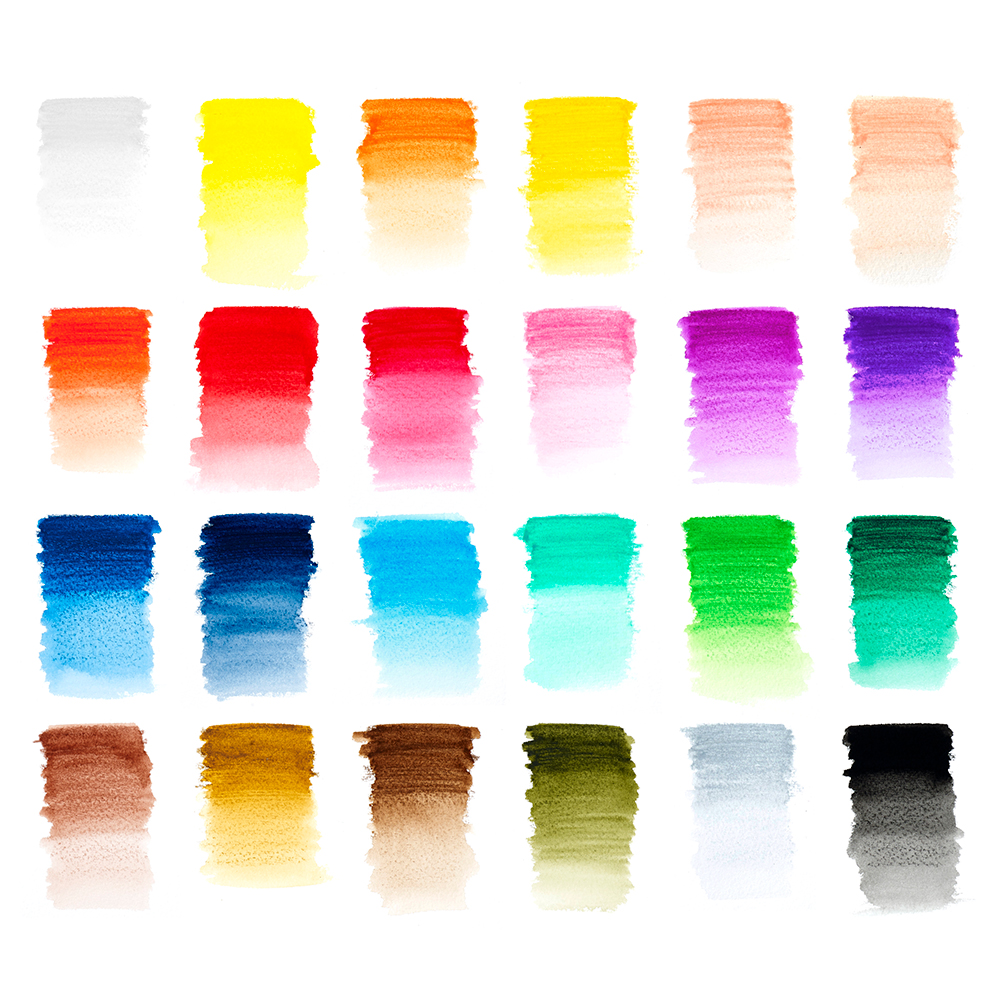 Winsor & Newton Studio Collection Watercolour Pencil Swatches