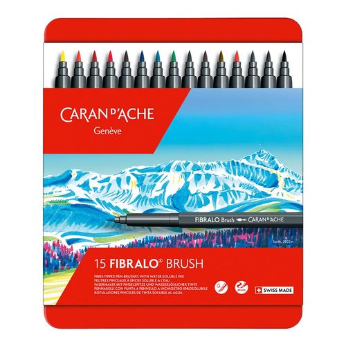 Image of Caran d'Ache Fibralo Brush Pen Set
