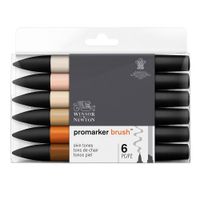 Winsor & Newton ProMarker Brush Sets of 6