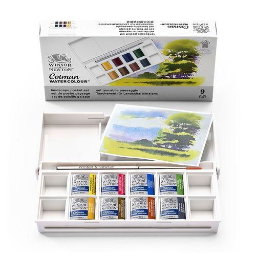 Image of Winsor & Newton Cotman Watercolour Landscape Pocket Set