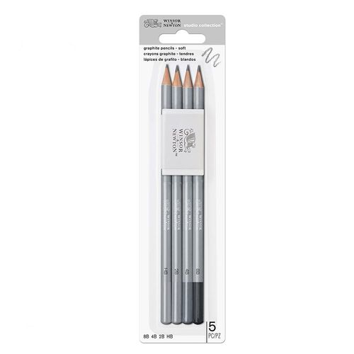 Image of Winsor & Newton Studio Collection Graphite Pencil Soft x 4
