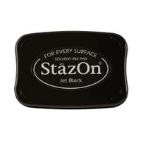 Tsukineko StazOn Ink Pad Jet Black