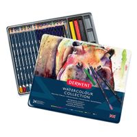 Derwent Watercolour Collection Tin of 24