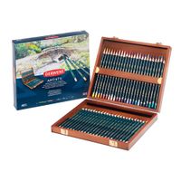 Derwent Artists Pencils 48 Wooden Box