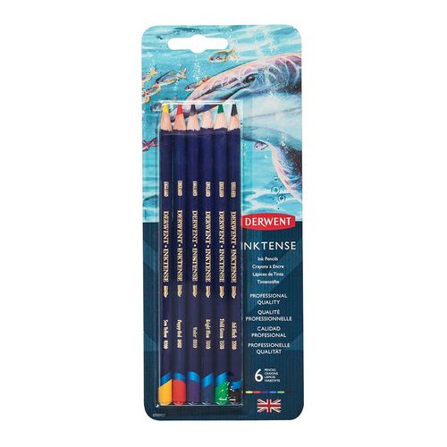 Image of Derwent Inktense Pencils Blister Pack of 6