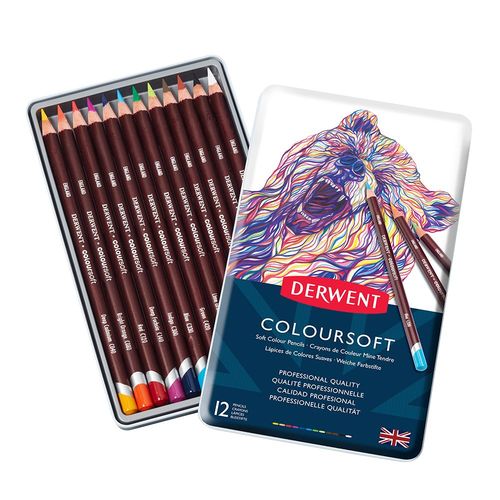 Image of Derwent Coloursoft Pencil Tins