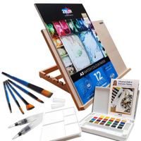 Zieler A3 Easel and Watercolour Paint Set