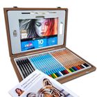 Thumbnail 1 of Zieler Artist Sketching and Coloured Pencil Wooden Box Set