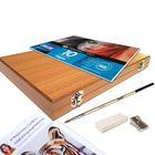 Thumbnail 3 of Zieler Artist Sketching and Coloured Pencil Wooden Box Set