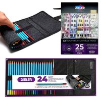 Zieler Watercolour Pencil Wrap Bundle