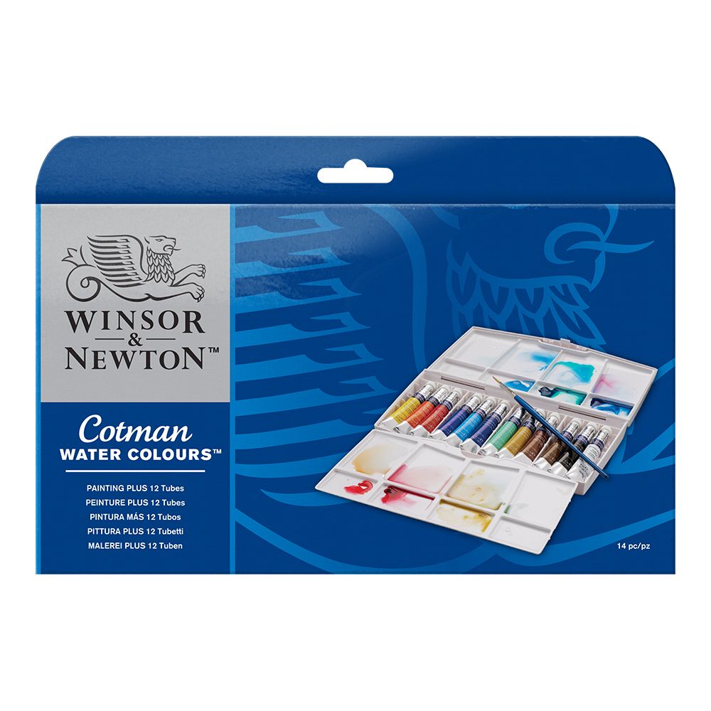 Winsor & Newton Cotman Water Colour Tube Palette Set of 10 8ml