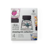 Winsor & Newton Drawing Ink Set of 4 Rich Tones