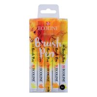 Ecoline Brush Pen Set of 5 Yellow