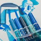 Thumbnail 2 of Ecoline Brush Pen Set of 5 Blue
