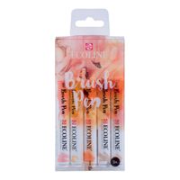 Ecoline Brush Pen Set of 5 Beige Pink