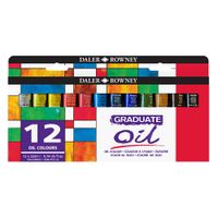 Daler Rowney Graduate Oil Paint Set 12 x 22ml