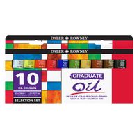 Daler Rowney Graduate Oil Paint Selection Set 10 x 38ml