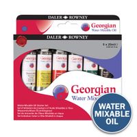 Daler Rowney Georgian Water Mixable Oil Starter Set 6 x 20ml