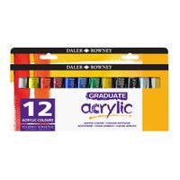 Daler Rowney Graduate Acrylic Paint Set 12 x 22ml