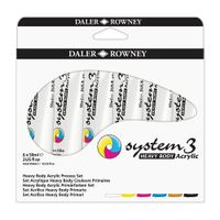 Daler Rowney System 3 Heavy Body 6 x 59ml Starter Set