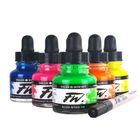 Thumbnail 3 of Daler Rowney FW (Fluorescent) Neon Ink Set