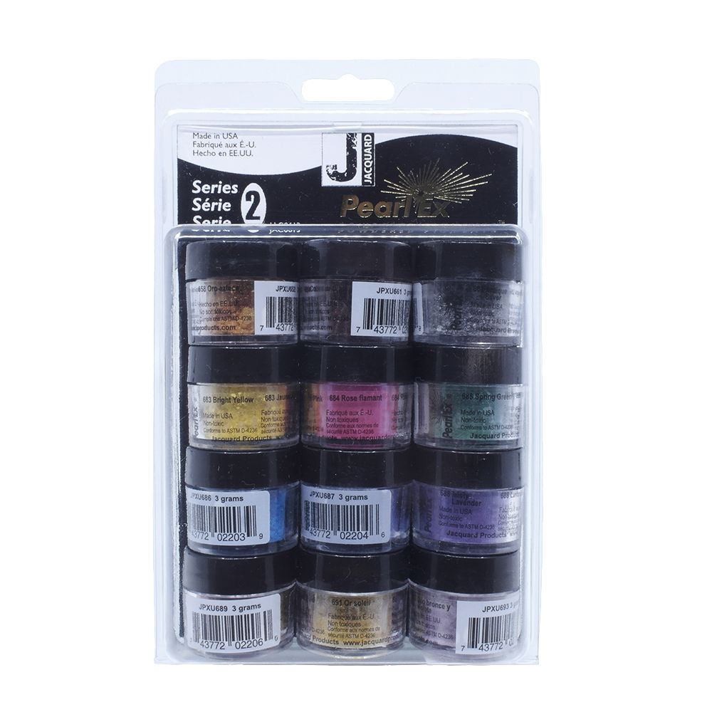 Jacquard Pearl Ex Powdered Pigments Series 2 Made in the USA 12