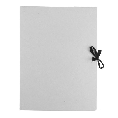 Image of A3 Grey Card Presentation Folio with Ties