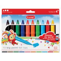 Bruynzeel Big Point Felt Tips Set of 10