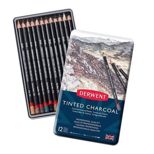 Image of Derwent Tinted Charcoal Tins