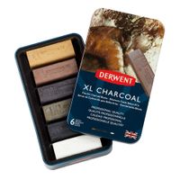 Derwent XL Charcoal 6 Tin