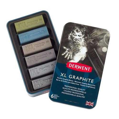 Image of Derwent XL Graphite 6 Tin