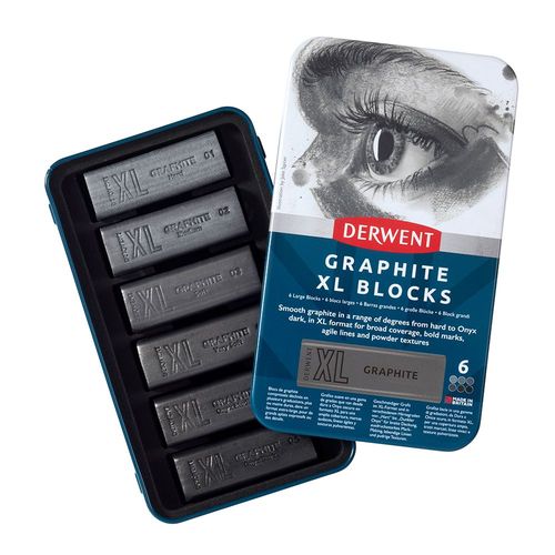 Image of Derwent Graphite XL Blocks Tin