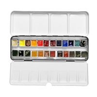 Daniel Smith 24 Colour Half Pan Watercolour Metal Tin Set