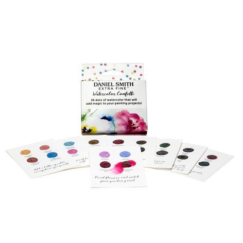 Image of Daniel Smith Watercolour Confetti 36 Dot Card Set